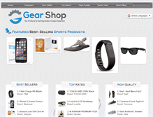 Tablet Screenshot of gearshop.com